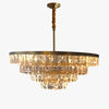 WOMO Tiered Gold Crystal Chandelier-WM2539 thumbnail