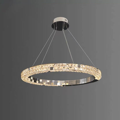 WOMO Tiered Circular Crystal Chandelier-WM2544