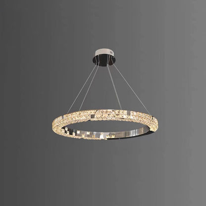 WOMO Tiered Circular Crystal Chandelier-WM2544