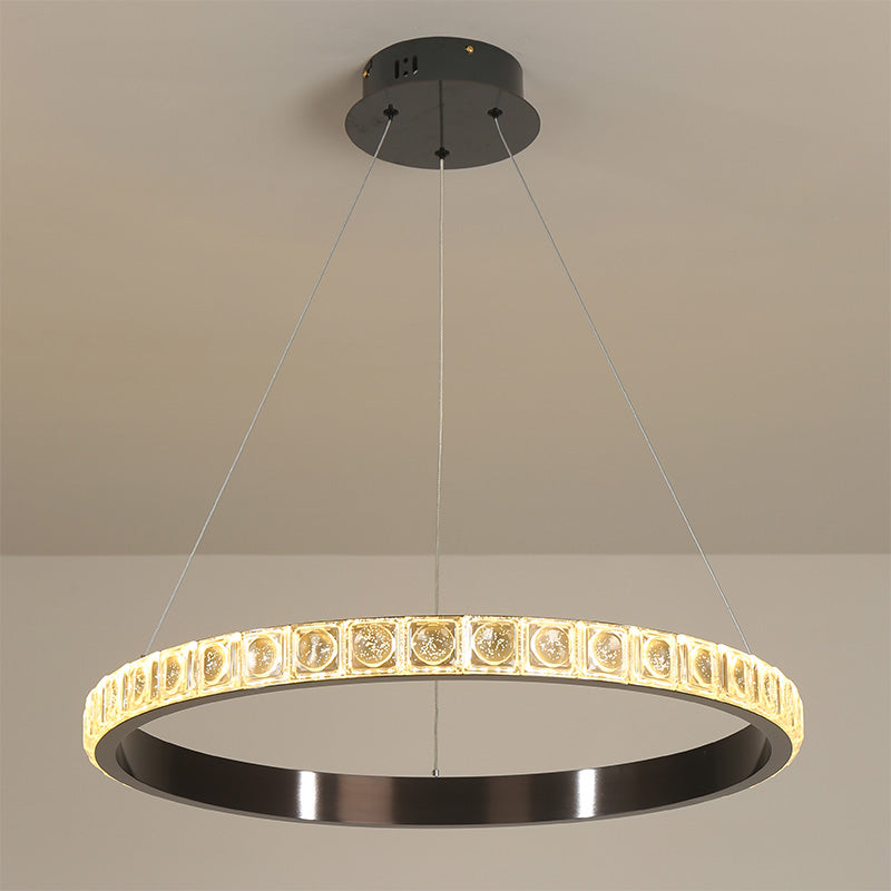 WOMO Tiered Circular Crystal Chandelier-WM2549