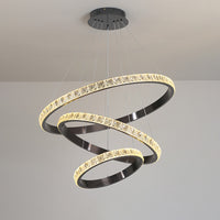 WOMO Tiered Ring Led Crystal Chandelier-WM2549b