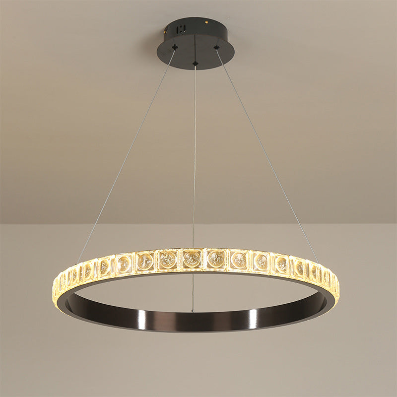 WOMO Tiered Circular Crystal Chandelier-WM2549