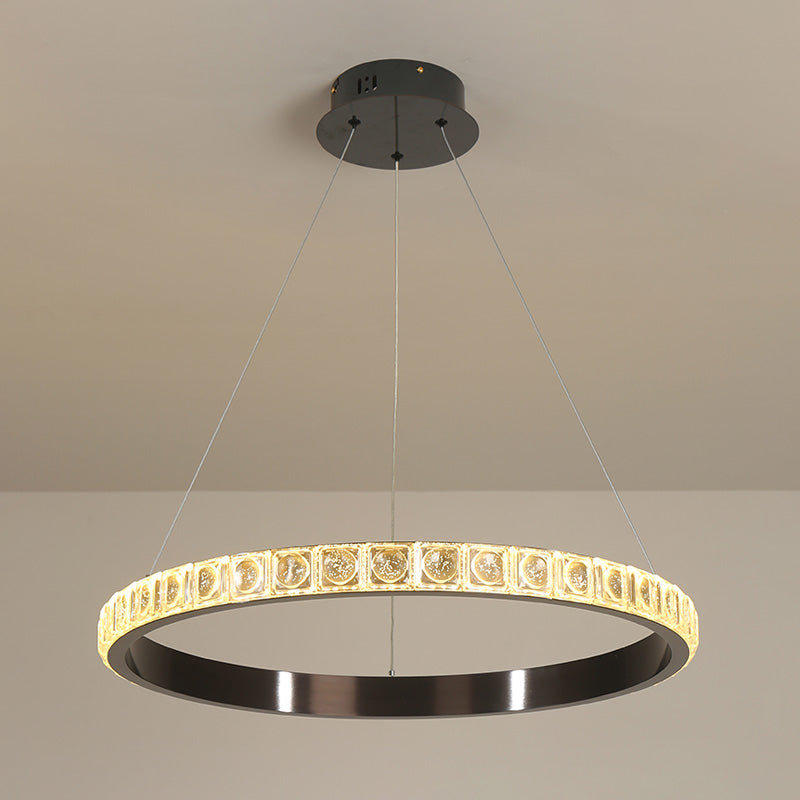 WOMO Tiered Circular Crystal Chandelier-WM2549