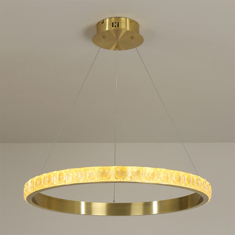 WOMO Tiered Circular Crystal Chandelier-WM2549