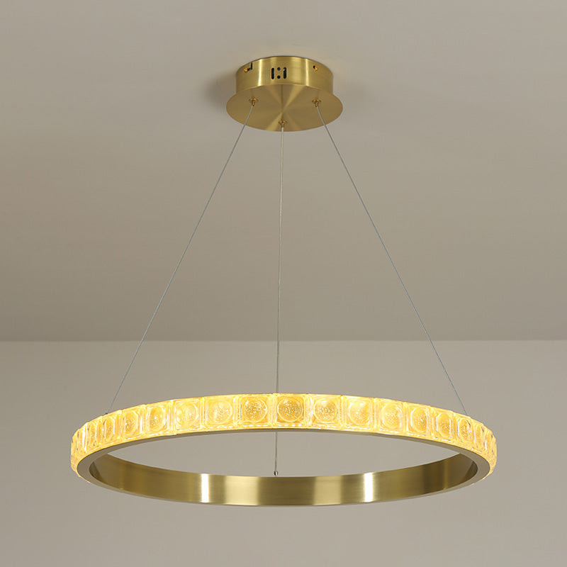 WOMO Tiered Circular Crystal Chandelier-WM2549