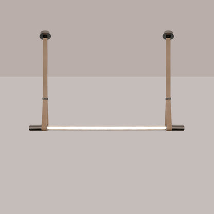 WOMO Leather Linear Pendant Light-WM2550