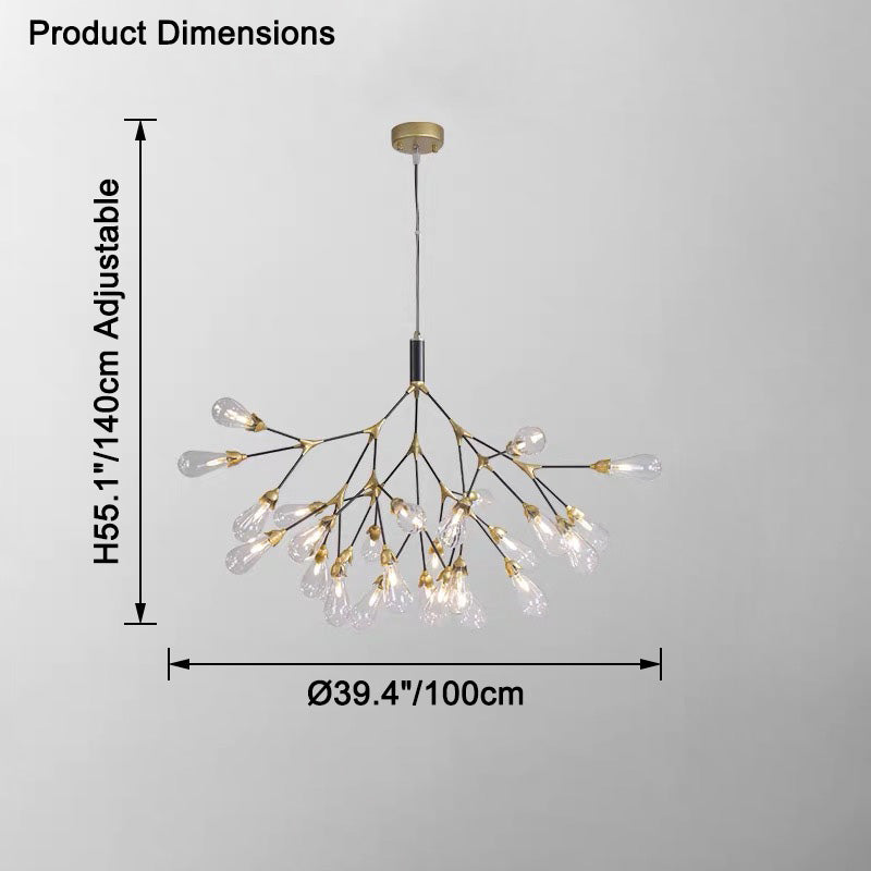 WOMO Firefly Branching Chandelier-WM2552