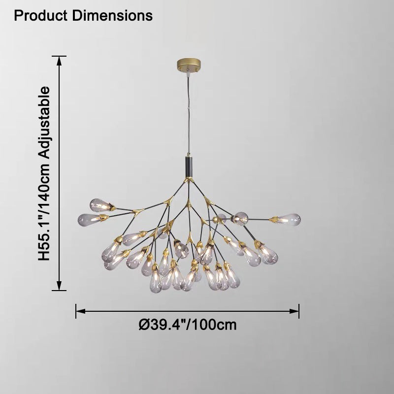 WOMO Firefly Branching Chandelier-WM2552