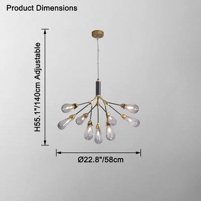 WOMO Firefly Branching Chandelier-WM2552