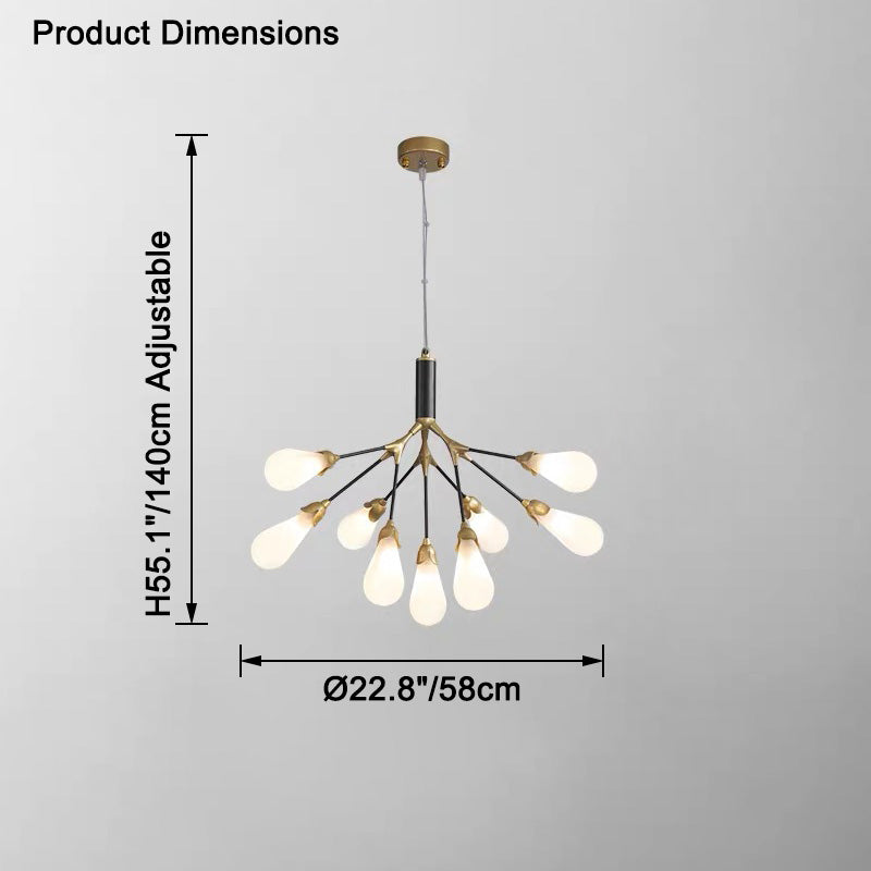 WOMO Firefly Branching Chandelier-WM2552