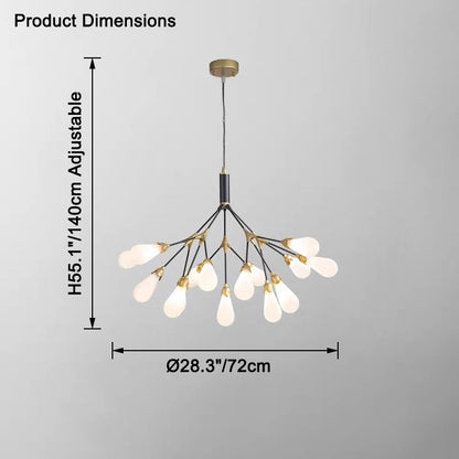 WOMO Firefly Branching Chandelier-WM2552