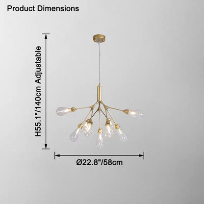 WOMO Firefly Branching Chandelier-WM2552