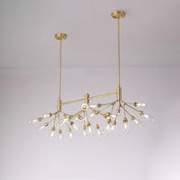 WOMO Firefly Gold Branch Linear Chandelier-WM2553