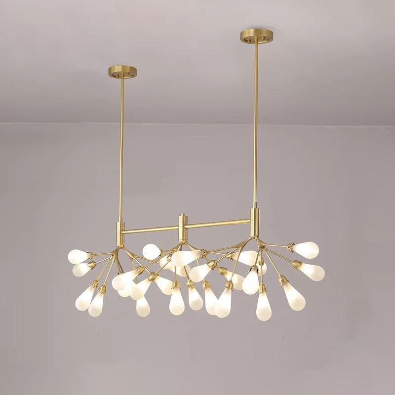 WOMO Firefly Gold Branch Linear Chandelier-WM2553