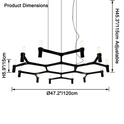 WOMO Modern Candlestick Chanderlier-WM2557