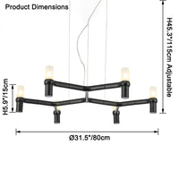 WOMO Modern Candlestick Chanderlier-WM2557