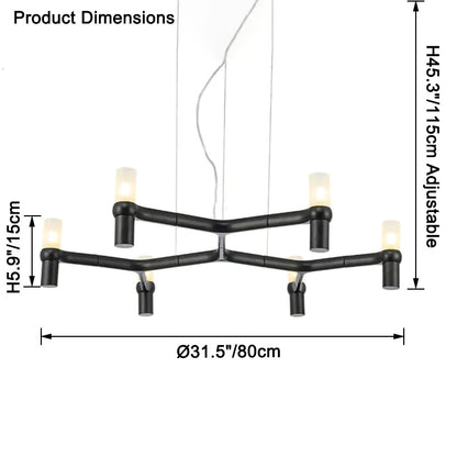 WOMO Modern Candlestick Chanderlier-WM2557