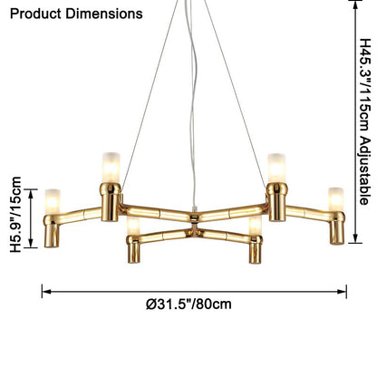 WOMO Modern Candlestick Chanderlier-WM2557