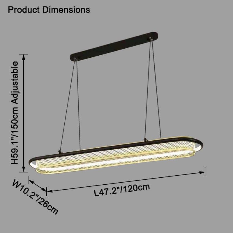 WOMO Linear Led Chandelier-WM2559