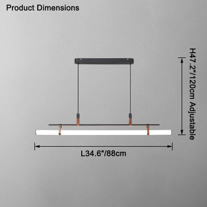 WOMO Rod Linear Led Pendant Light-WM2560