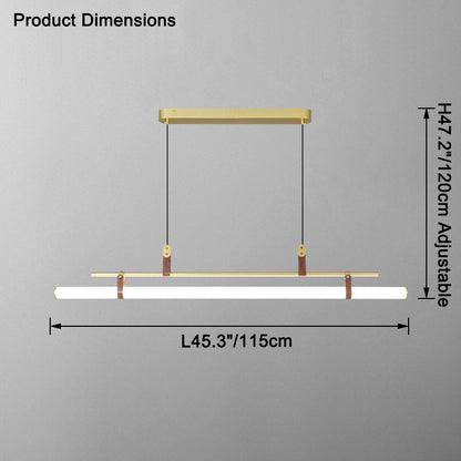 WOMO Rod Linear Led Pendant Light-WM2560