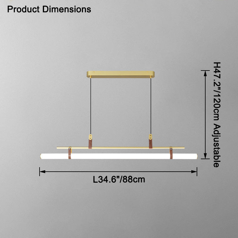 WOMO Rod Linear Led Pendant Light-WM2560