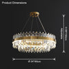 WOMO Tiered Round Crystal Chandelier-WM2562 thumbnail