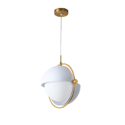 WOMO Adjustable Glass Globe Pendant Light-WM2563