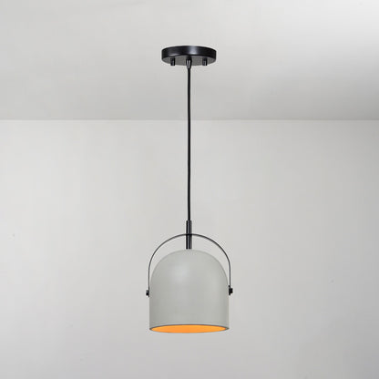 WOMO Concrete-like Bell Pendant Light-WM2565