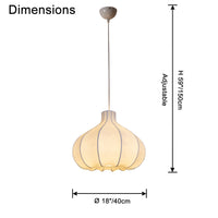 WOMO Pumpkin Silk Pendant Light-WM2568