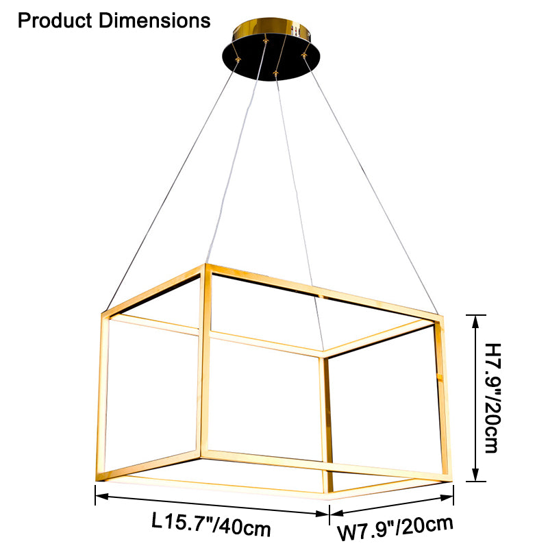 WOMO Cube led Chandelier-WM2572