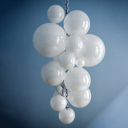 WOMO Long Glass Bubble Chandelier-WM2574