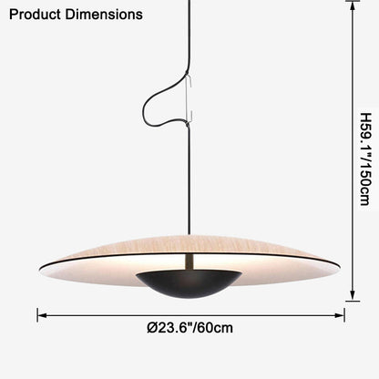 WOMO Flying Saucer Pendant Light-WM2578