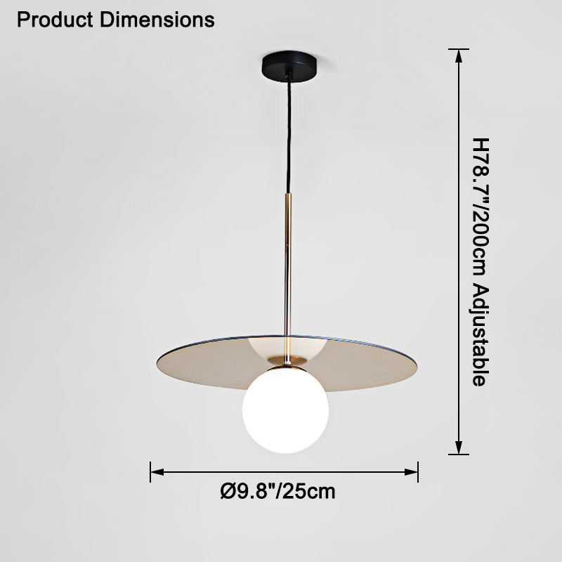 WOMO Globe Disc Pendant Light-WM2579