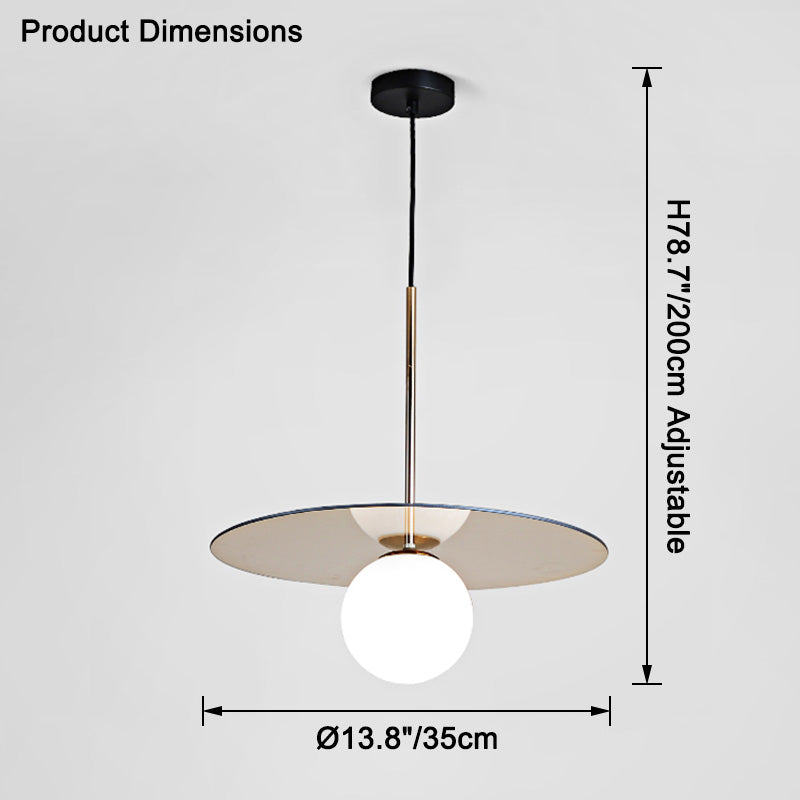 WOMO Globe Disc Pendant Light-WM2579