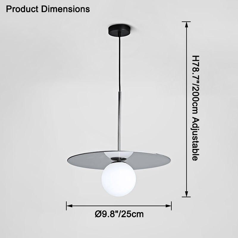 WOMO Globe Disc Pendant Light-WM2579