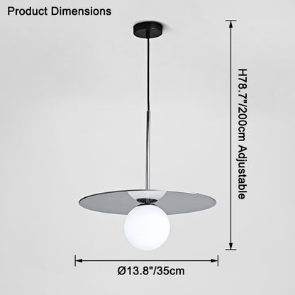 WOMO Globe Disc Pendant Light-WM2579