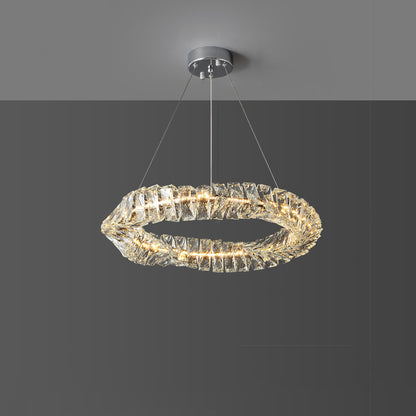 WOMO Crystal Ring Led Chandelier-WM2581