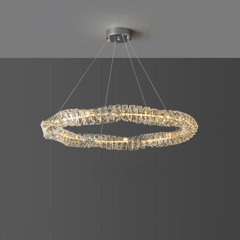 WOMO Crystal Ring Led Chandelier-WM2581