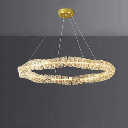 WOMO Crystal Ring Led Chandelier-WM2581