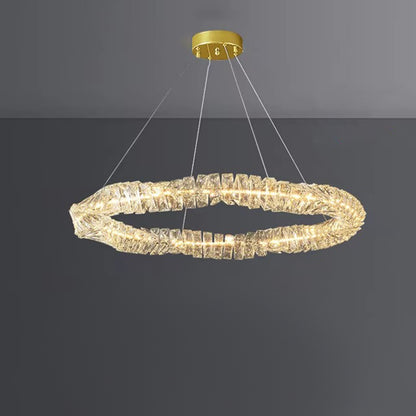 WOMO Crystal Ring Led Chandelier-WM2581