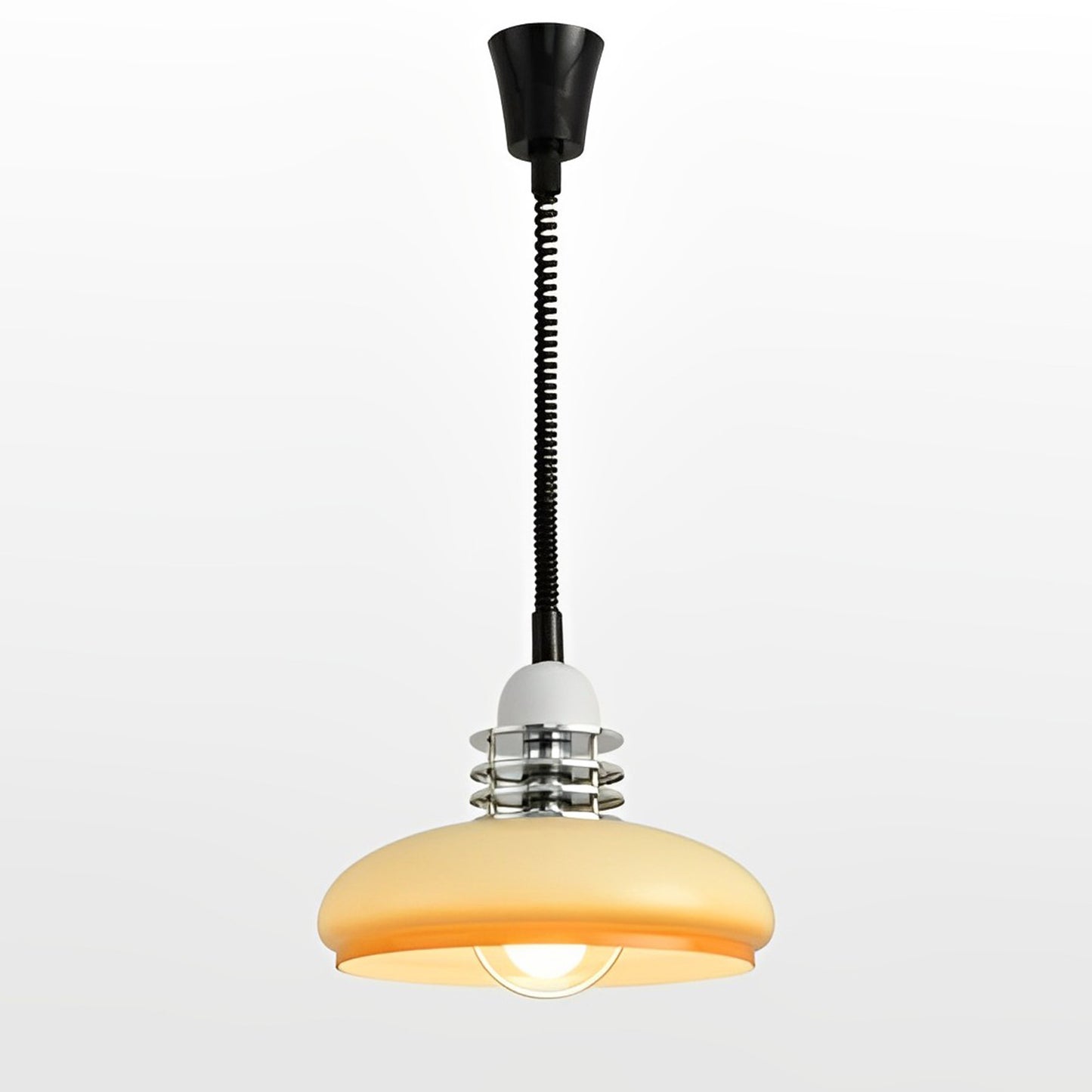 WOMO Glass Dome Pull down Pendant Light-WM2582