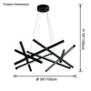 WOMO Stick Led Chandelier-WM2583 thumbnail