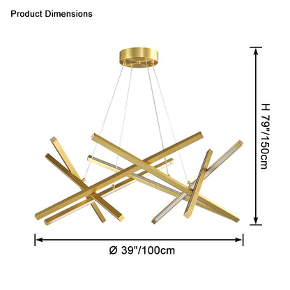 WOMO Stick Led Chandelier-WM2583