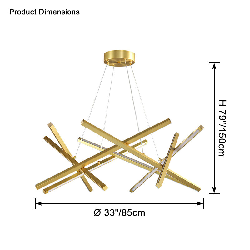 WOMO Stick Led Chandelier-WM2583