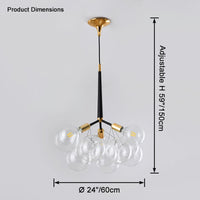 WOMO Glass Bubble Chandelier -WM2586