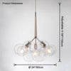 WOMO Glass Bubble Chandelier -WM2586 thumbnail