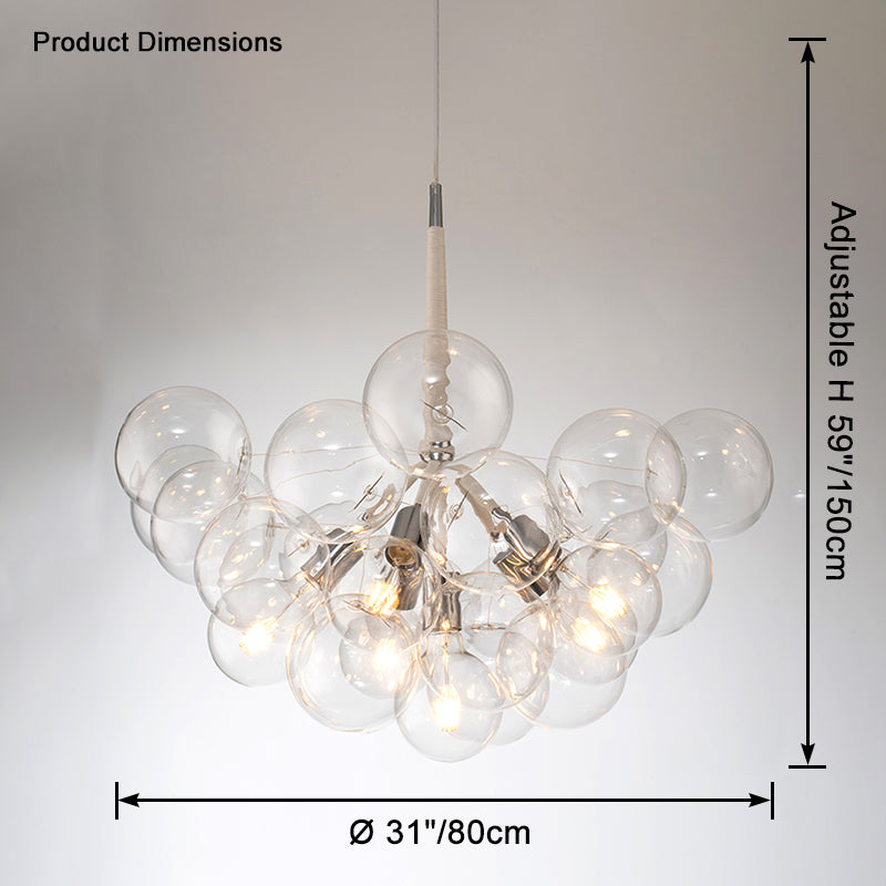 WOMO Glass Bubble Chandelier -WM2586