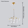 WOMO Glass Bubble Chandelier -WM2586 thumbnail