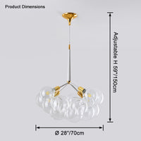 WOMO Glass Bubble Chandelier -WM2586